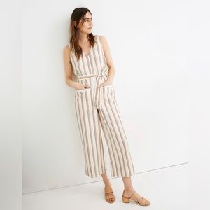 Madewell Striped Jumpsuit